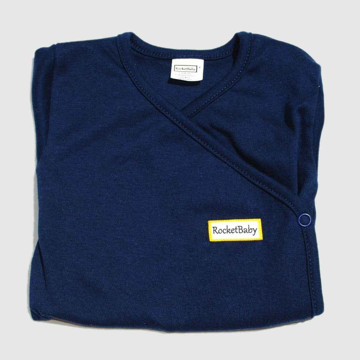 Bodysuit Kimono Short Sleeve Blue Navy