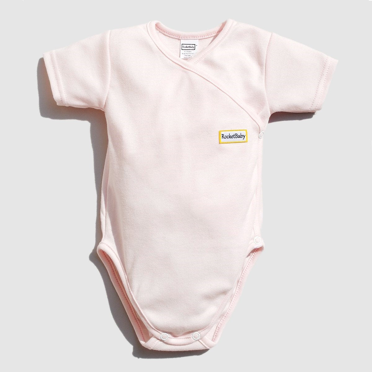 Bodysuit Kimono Short Sleeve Baby Pink