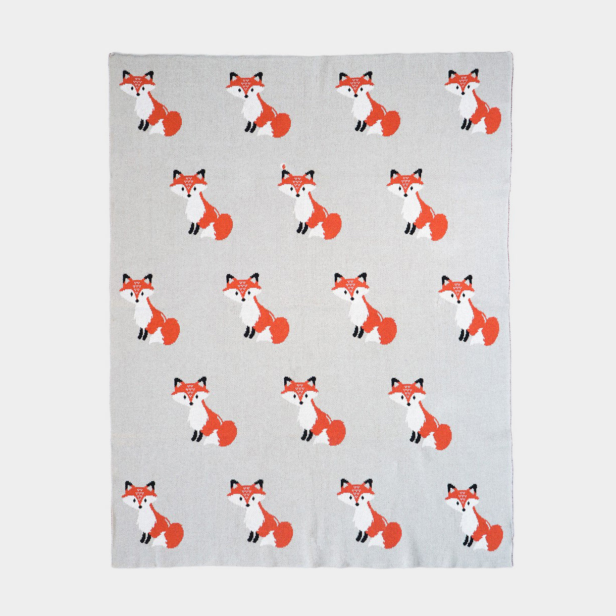 Cotton Baby Blanket Fox