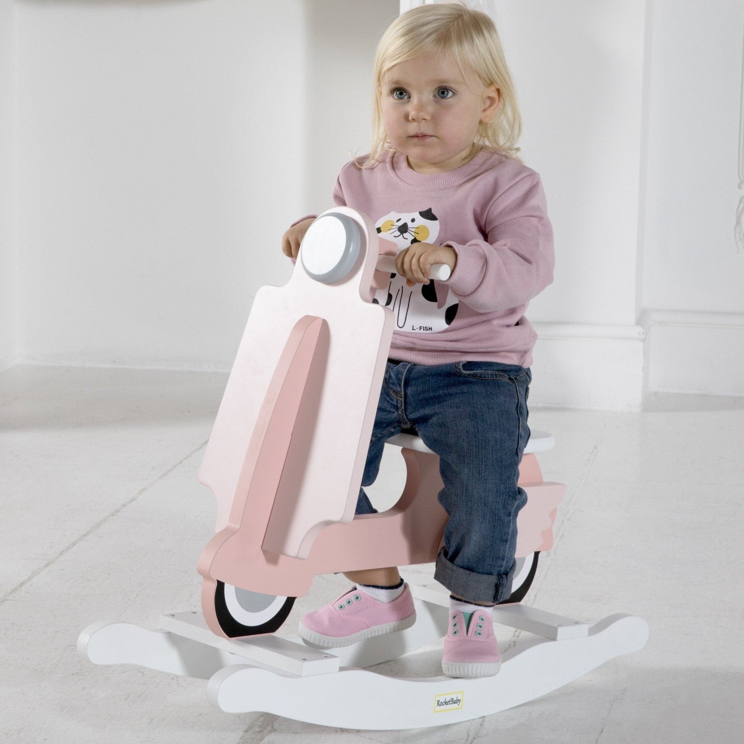 Rocking Toy Scooter Pink