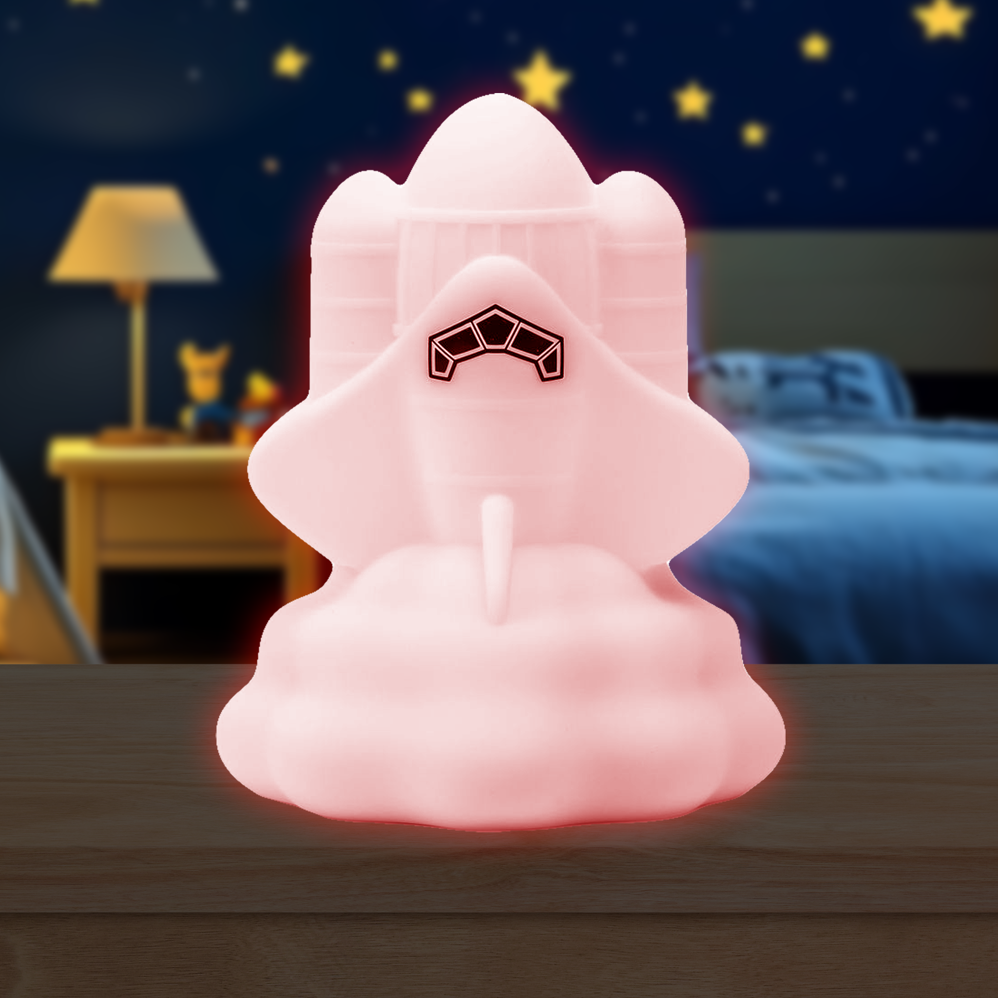 Lumipets® Rowdy The Rocket- Children's Touch Night Light Junior