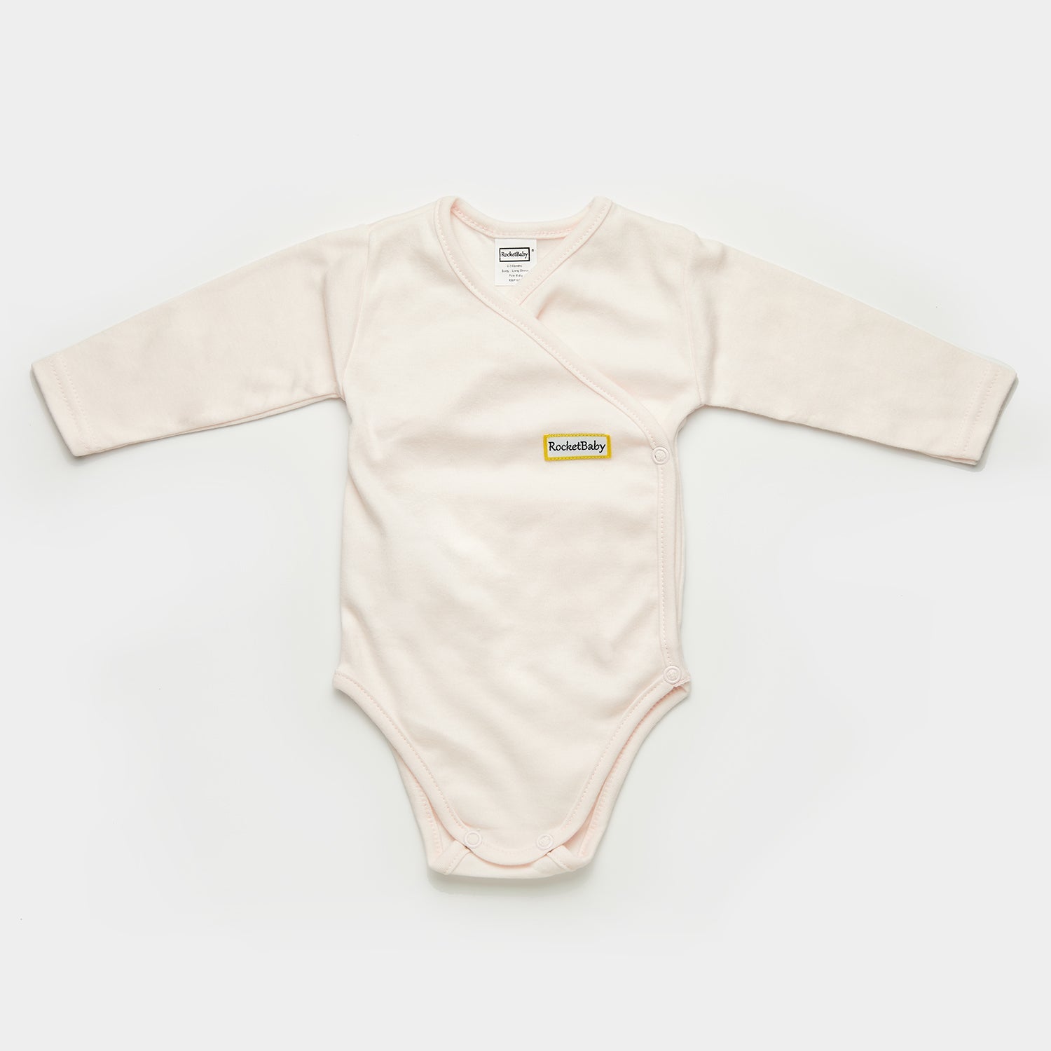 Bodysuit Kimono Long Sleeve Baby Pink