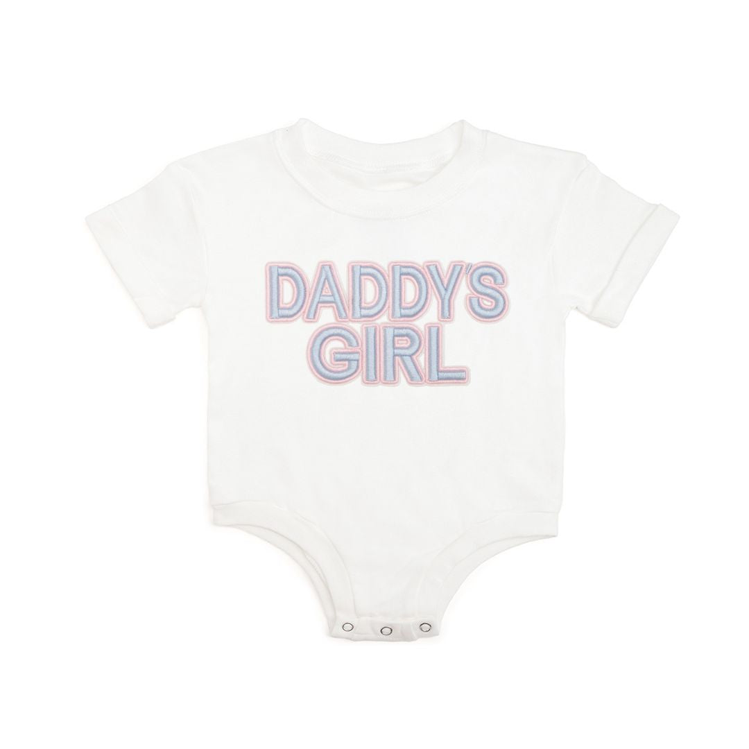 Daddy's Girl Patch Short Sleeve Romper