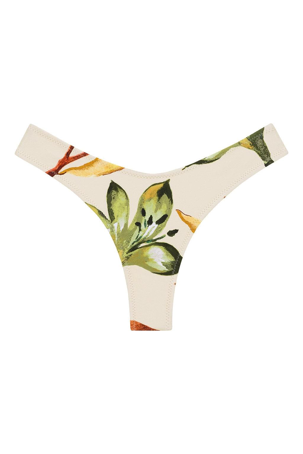 Rooted Floral Lulu (zig-zag Stitch) Bikini Bottom