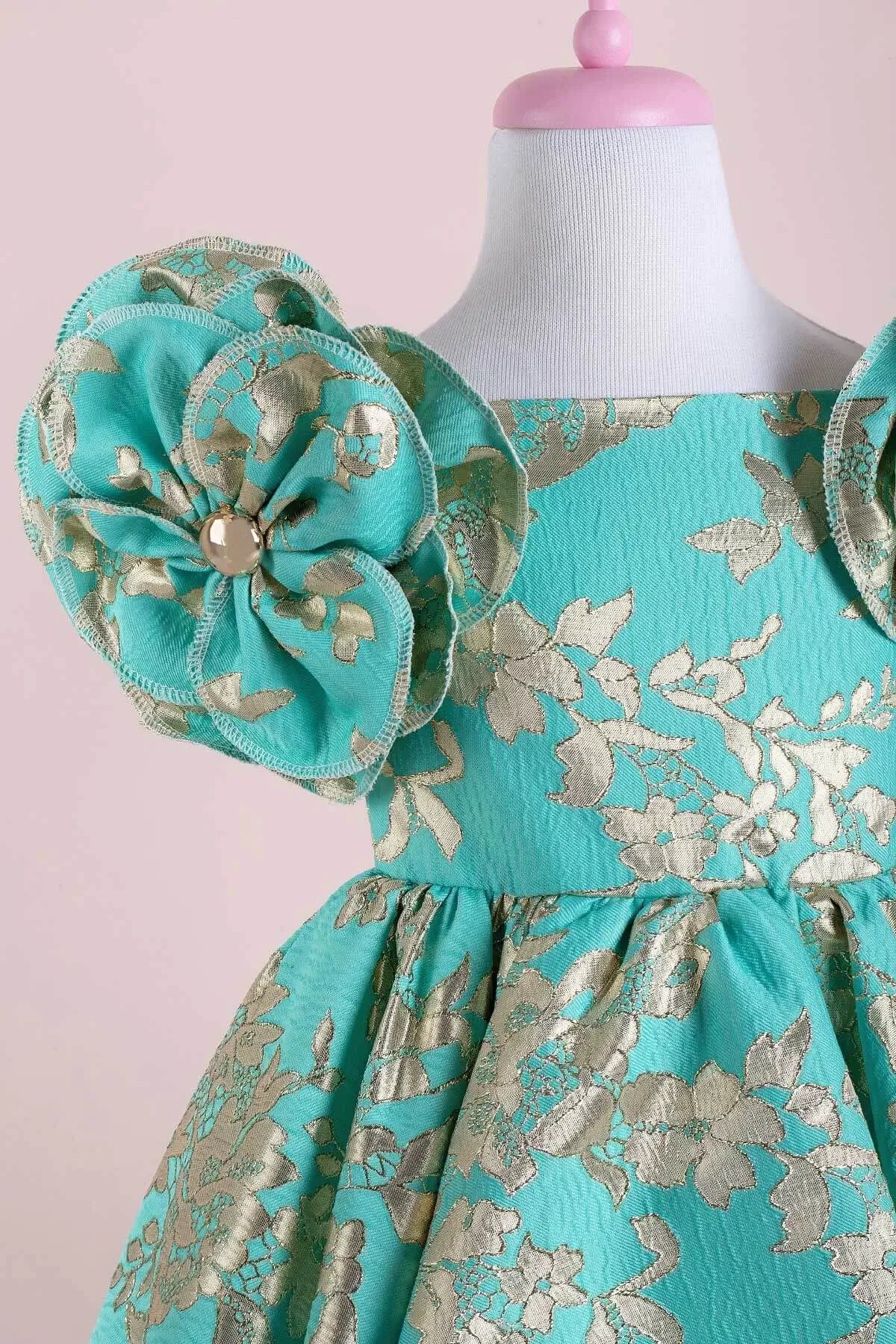 Rosa Green Party Dress