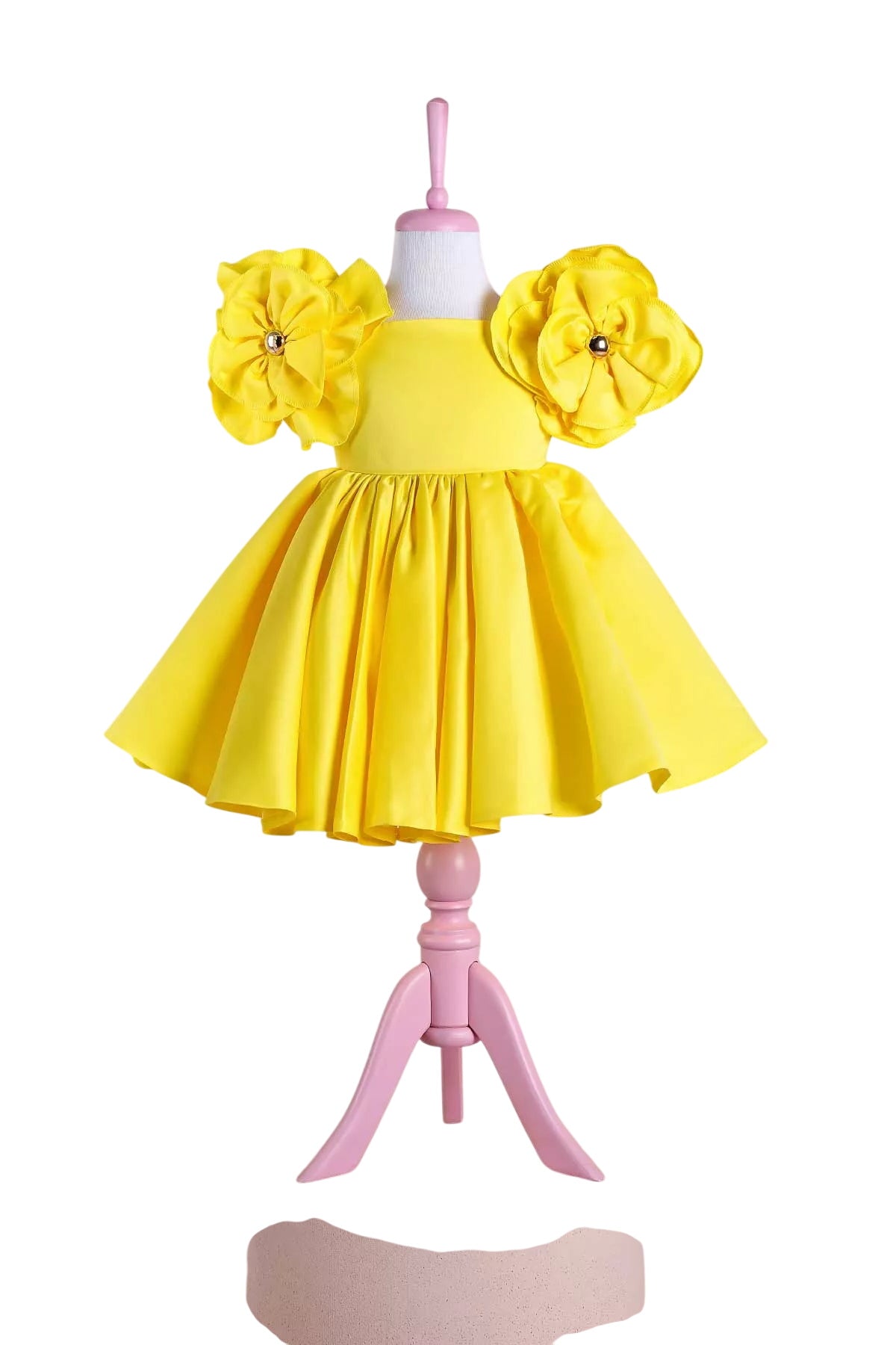 Rosa Yellow Party Dress