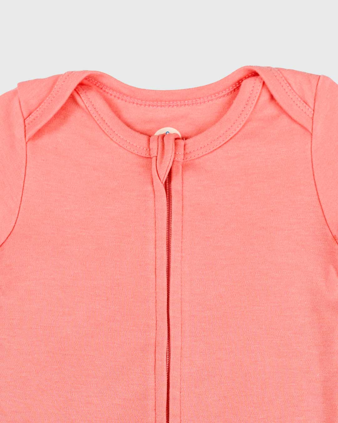 Zipper Bodysuit In Rose