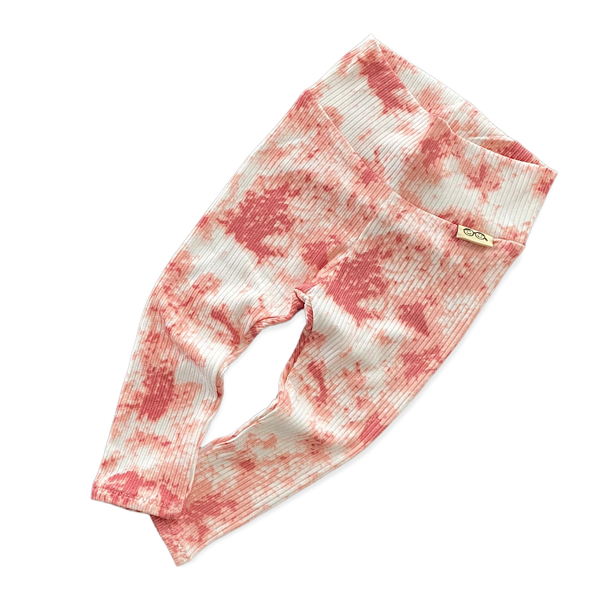 Rose Tie Dye Ribbed Lounge Set