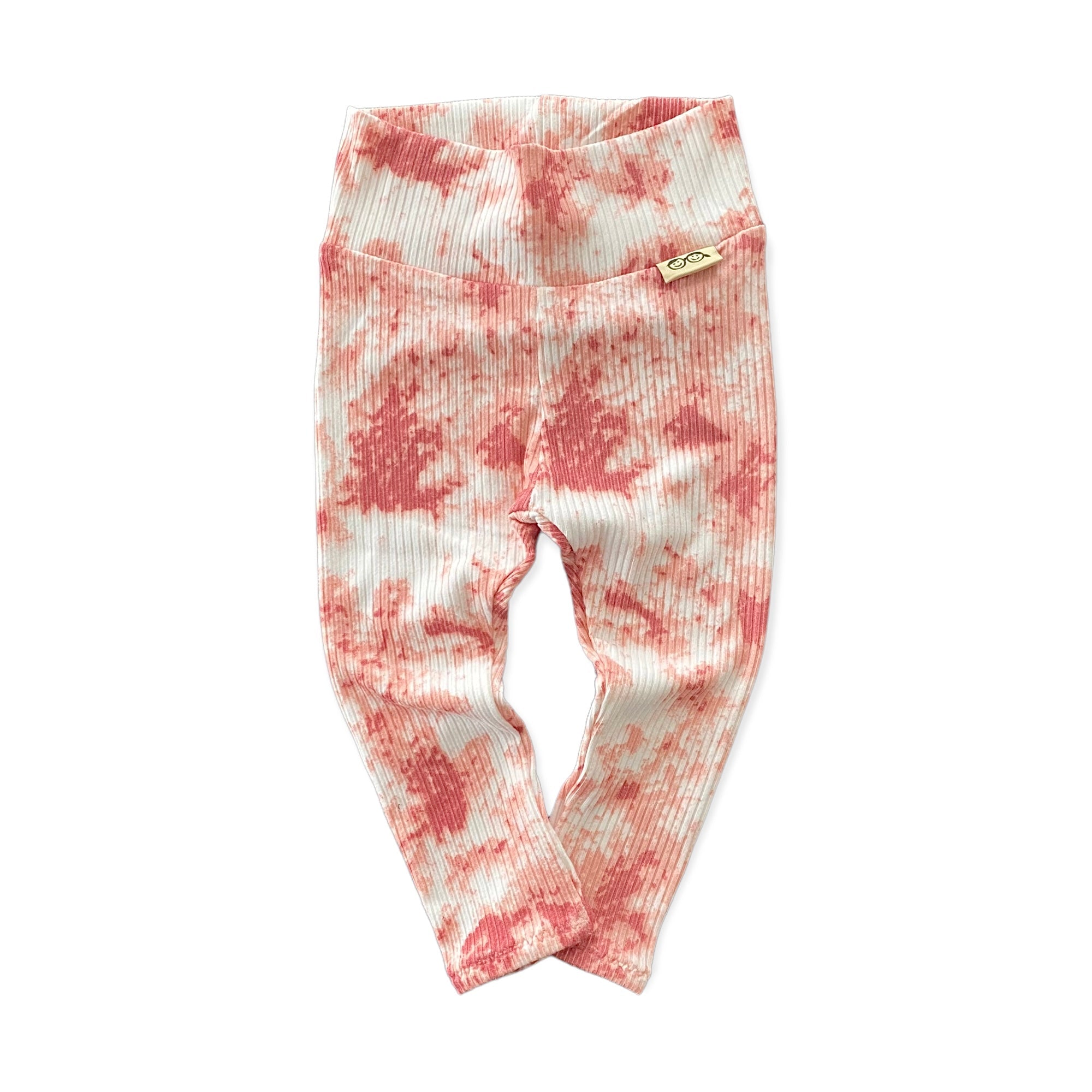 Rose Tie Dye Ribbed Lounge Set