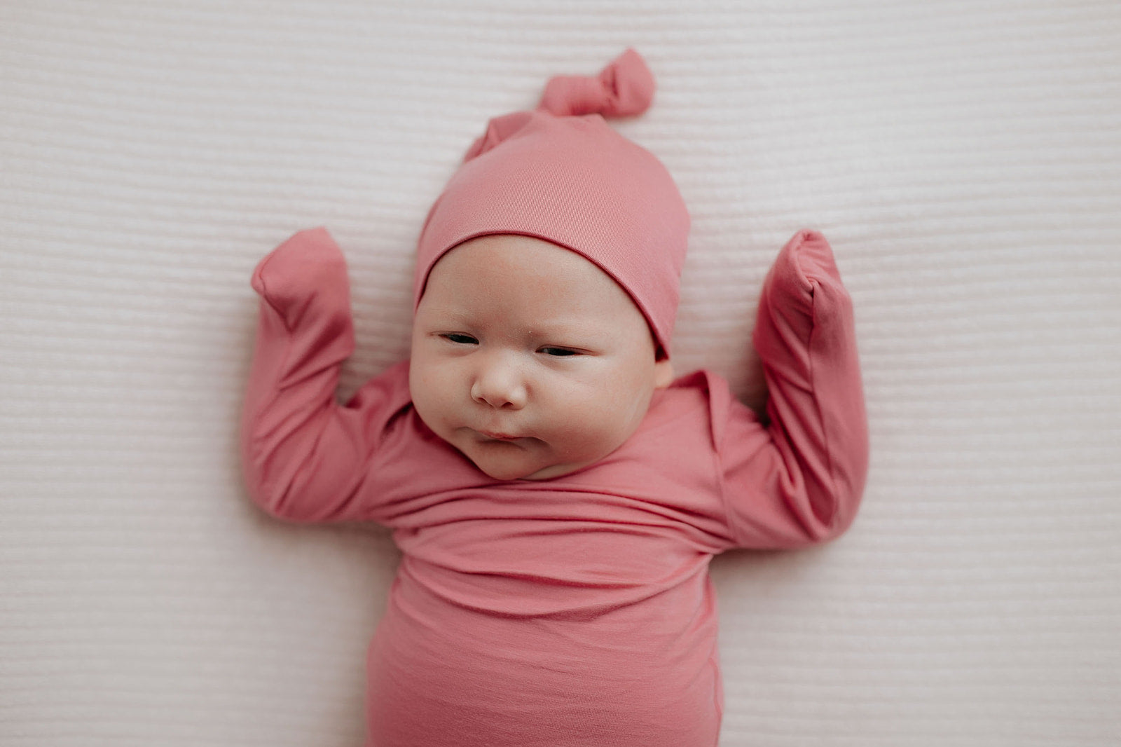 Rose Knotted Newborn Baby Gown