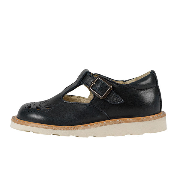 Rosie T-Bar Kids Shoe Navy Leather