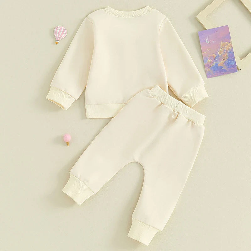 Pants And Sweatshirt Set With Rainbow Multivariant