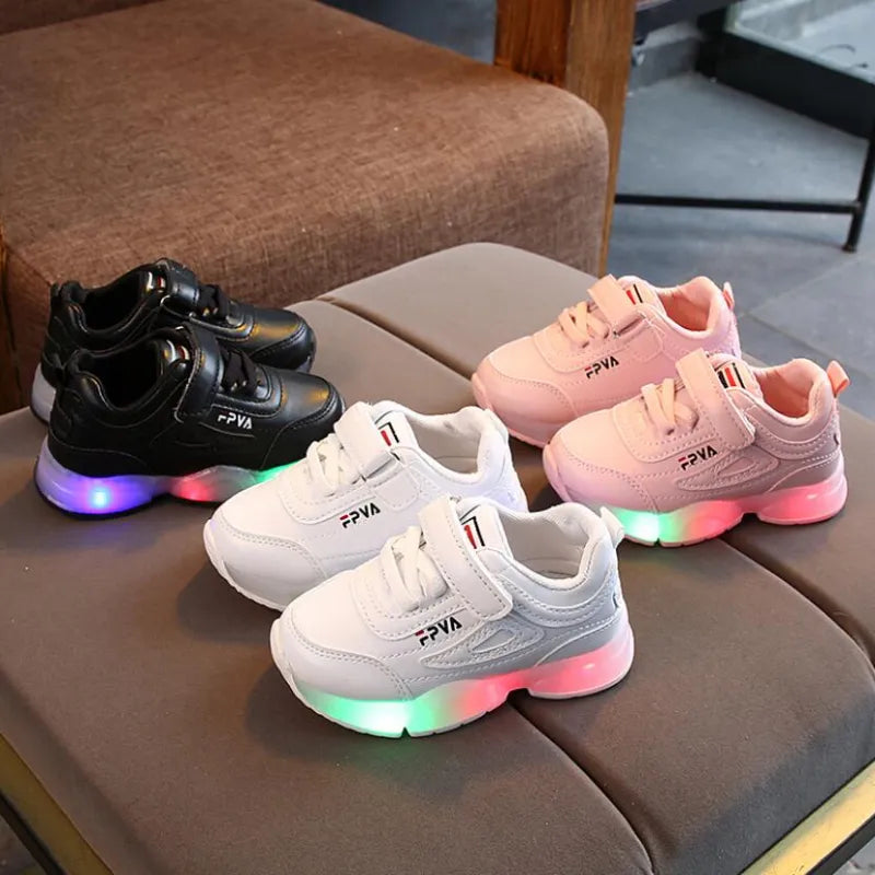 Sneakers With Led For Children Multivariant
