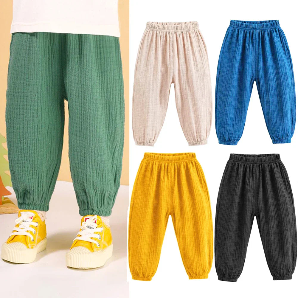 Summer Long Trousers For Children Multivariant