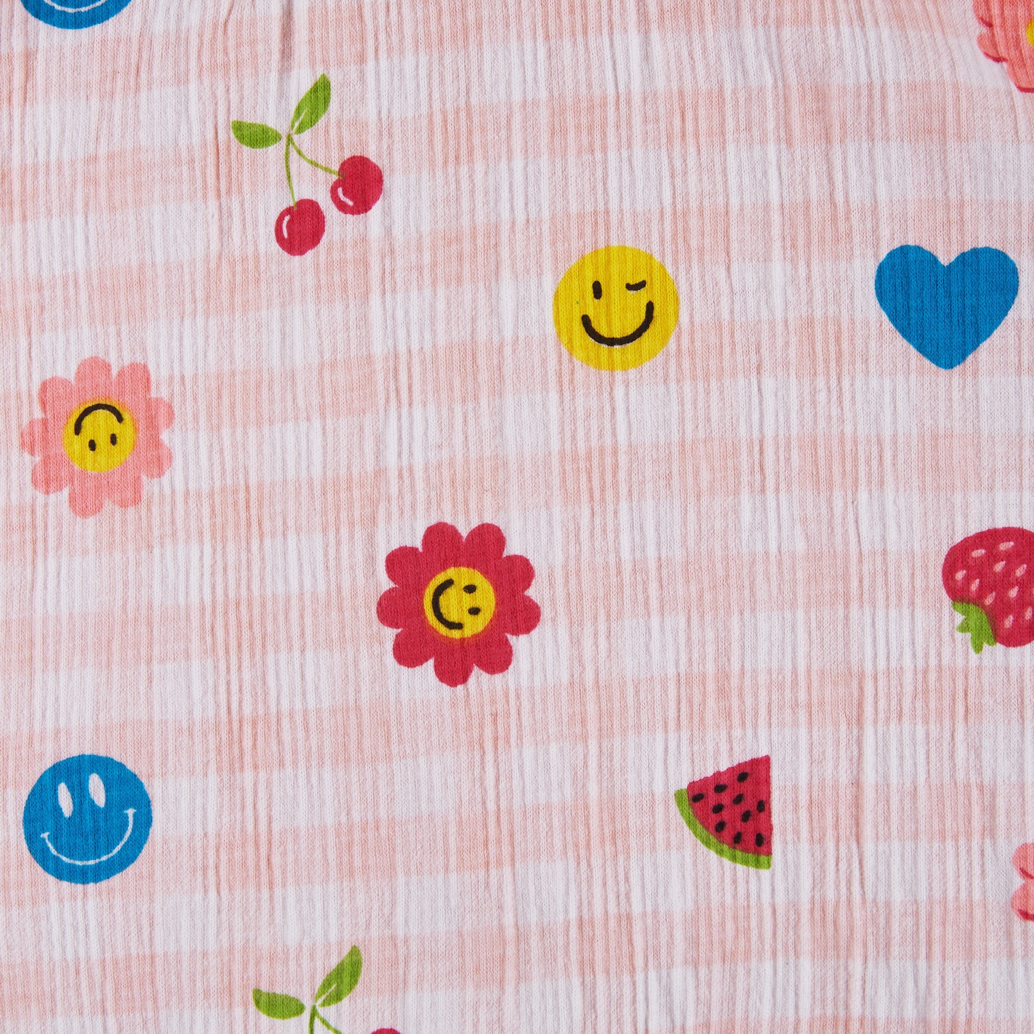 Kids (2-6) Jersey Printed Top & Skirt Set | Gingham Icon