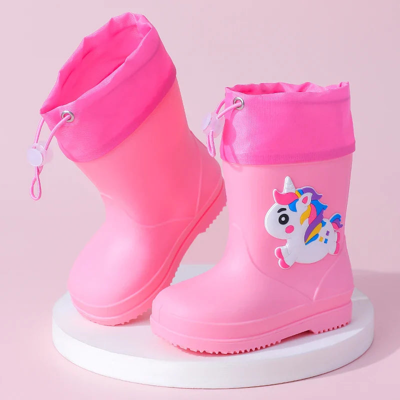 Unicorn Waterproof Non-slip Rain Boots Ages 0-3 Years