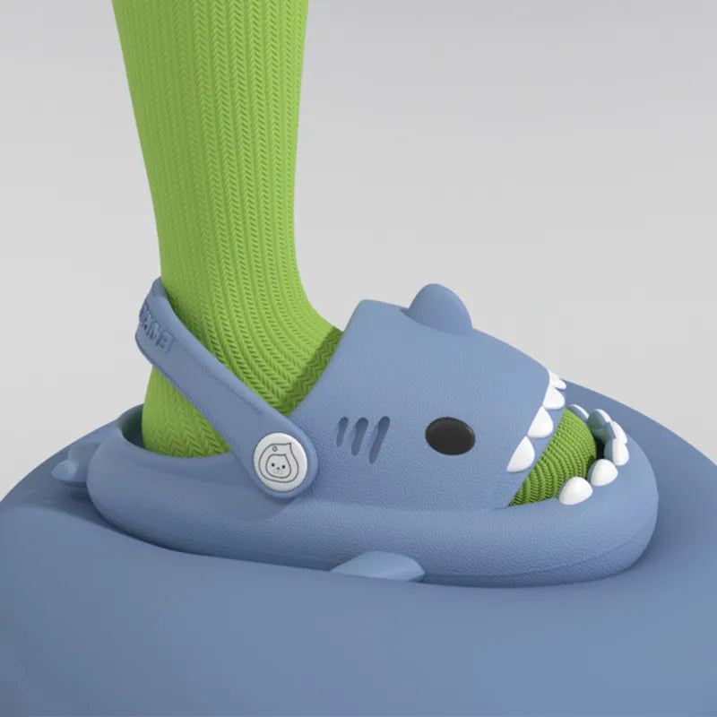 Non-slip Eva Shark Slippers For Children Multivariant
