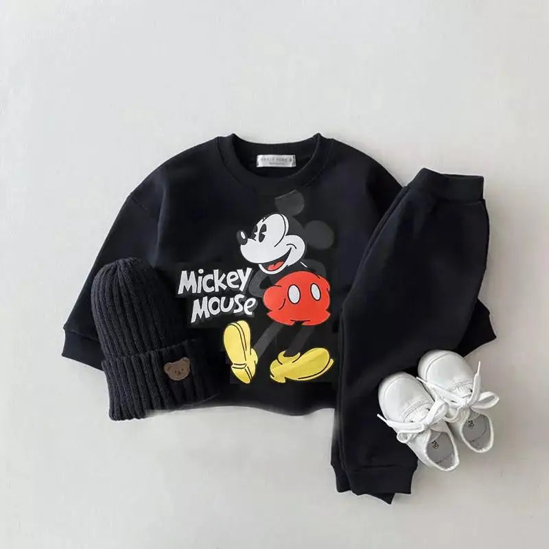 2-piece Cartoon Sweatshirt And Pants Tracksuit Set For Children Multivariant