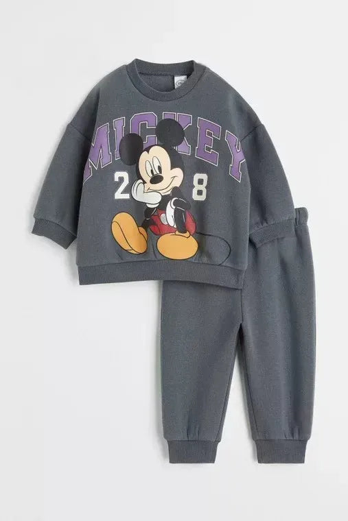2-piece Cartoon Sweatshirt And Pants Tracksuit Set For Children Multivariant