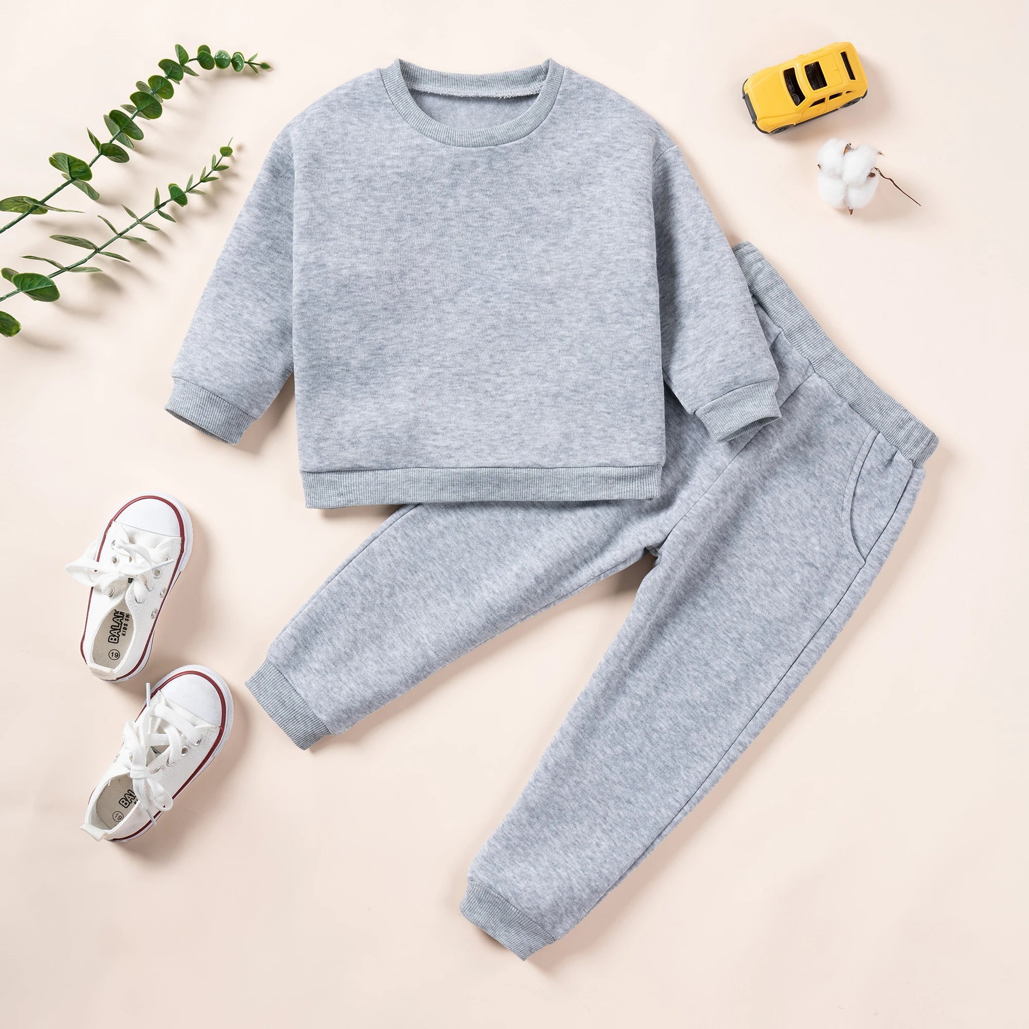 Pants And Sweatshirt Set In Cotton Multivariant