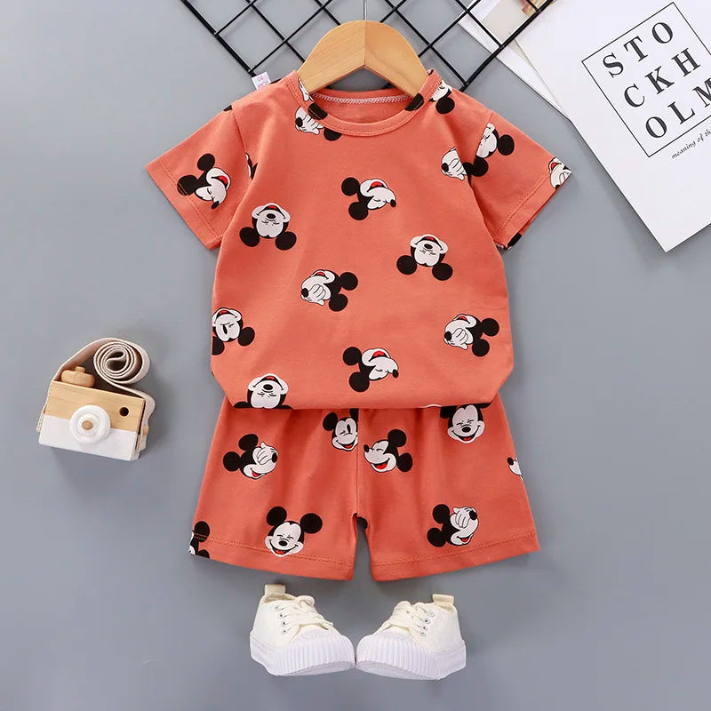 2pcs Set Shirt And Pants For Children Multivariant