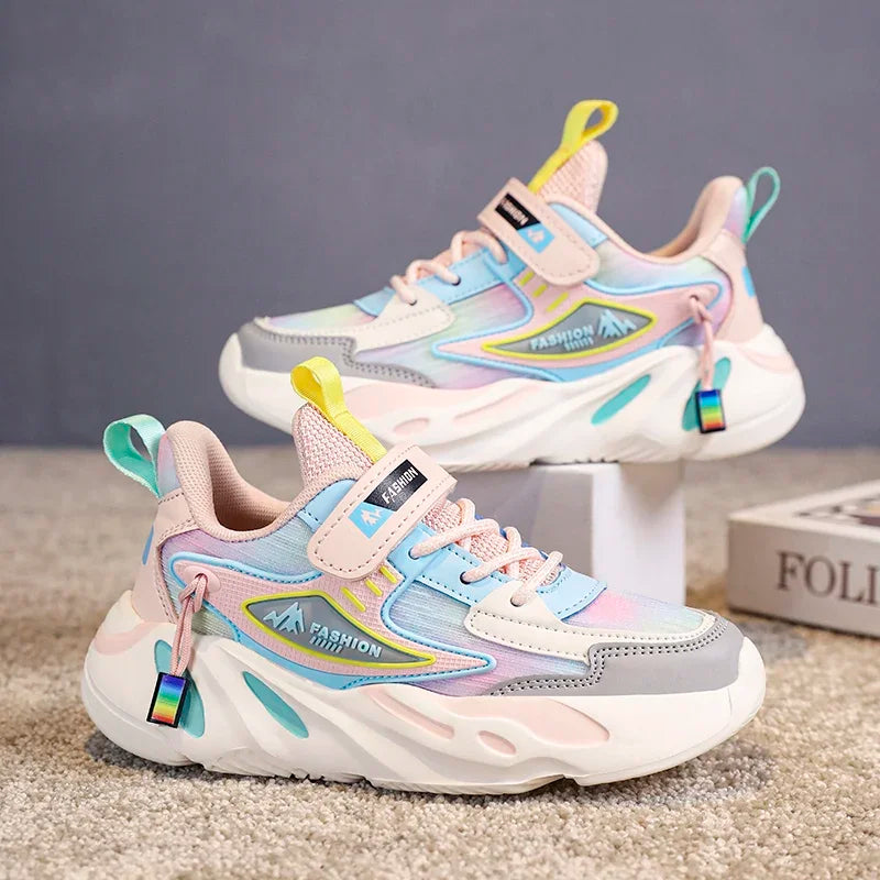 Breathable Mesh Running Sneakers Ages 4-12