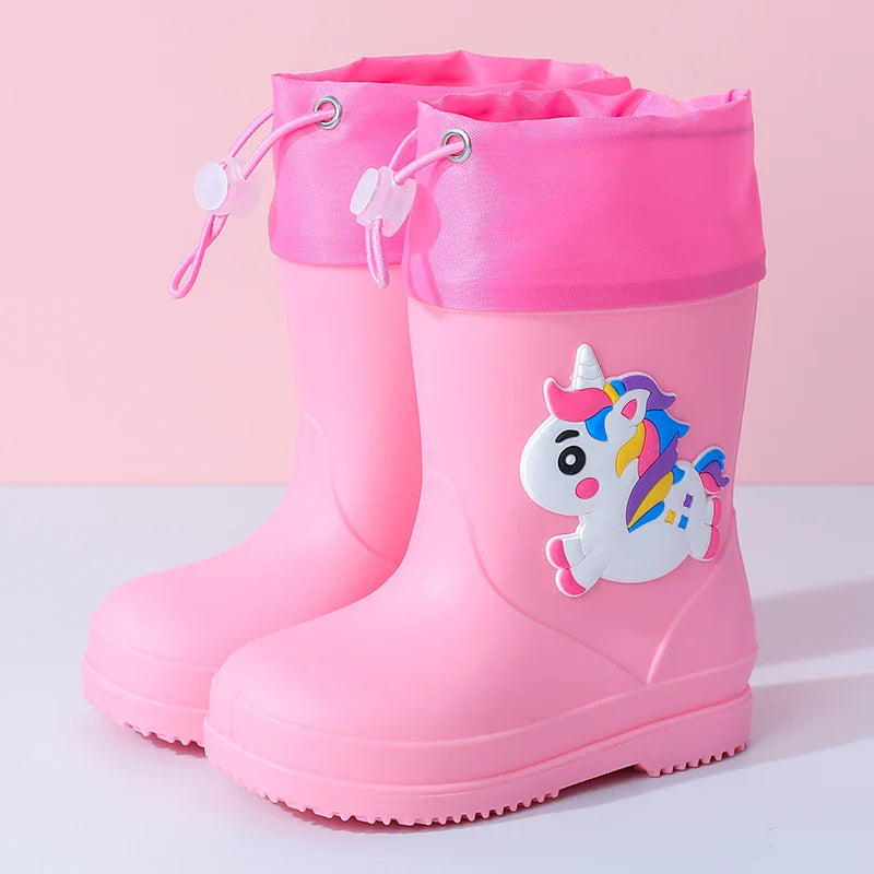 Unicorn Waterproof Non-slip Rain Boots Ages 0-3 Years