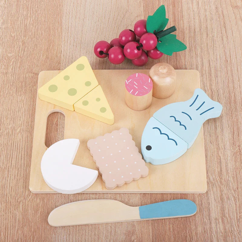 Wooden Pretend Play Food For Children Multivariant