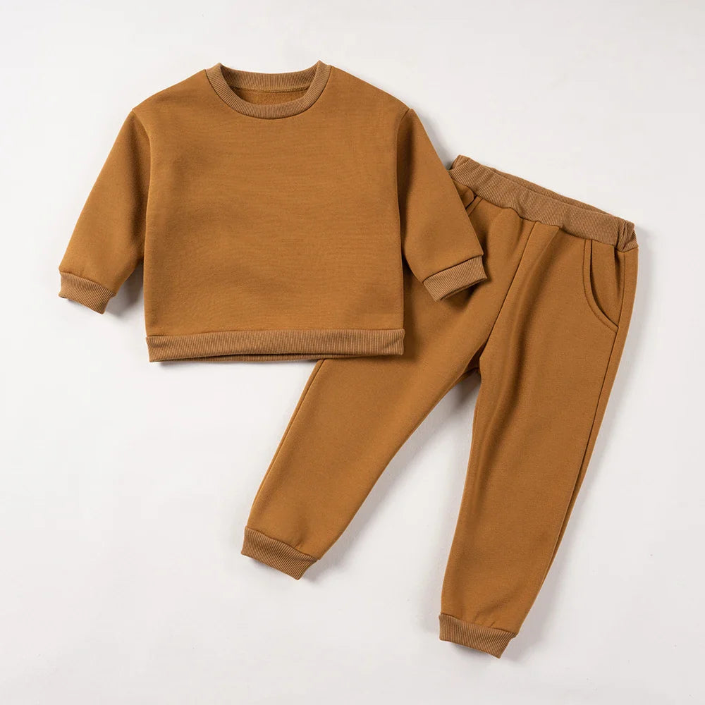 Pants And Sweatshirt Set In Cotton Multivariant
