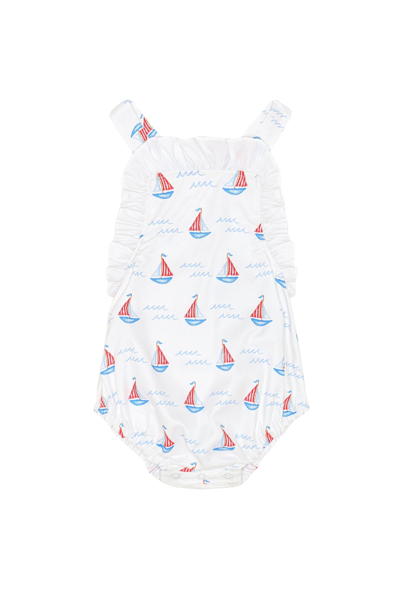 Sailboats Woven Summer Bubble