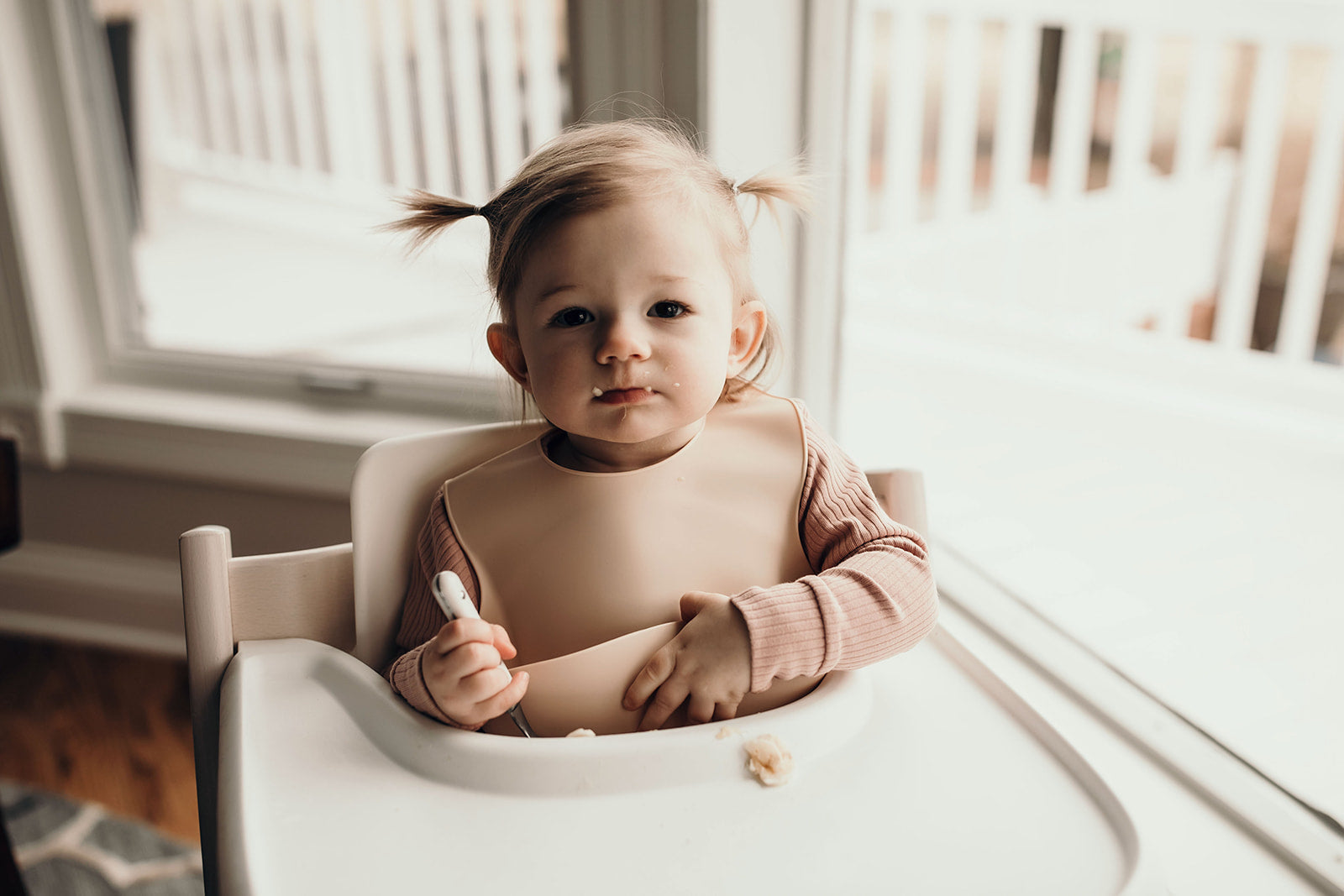 Sugar Cookie Silicone Bib With Crumb Catcher