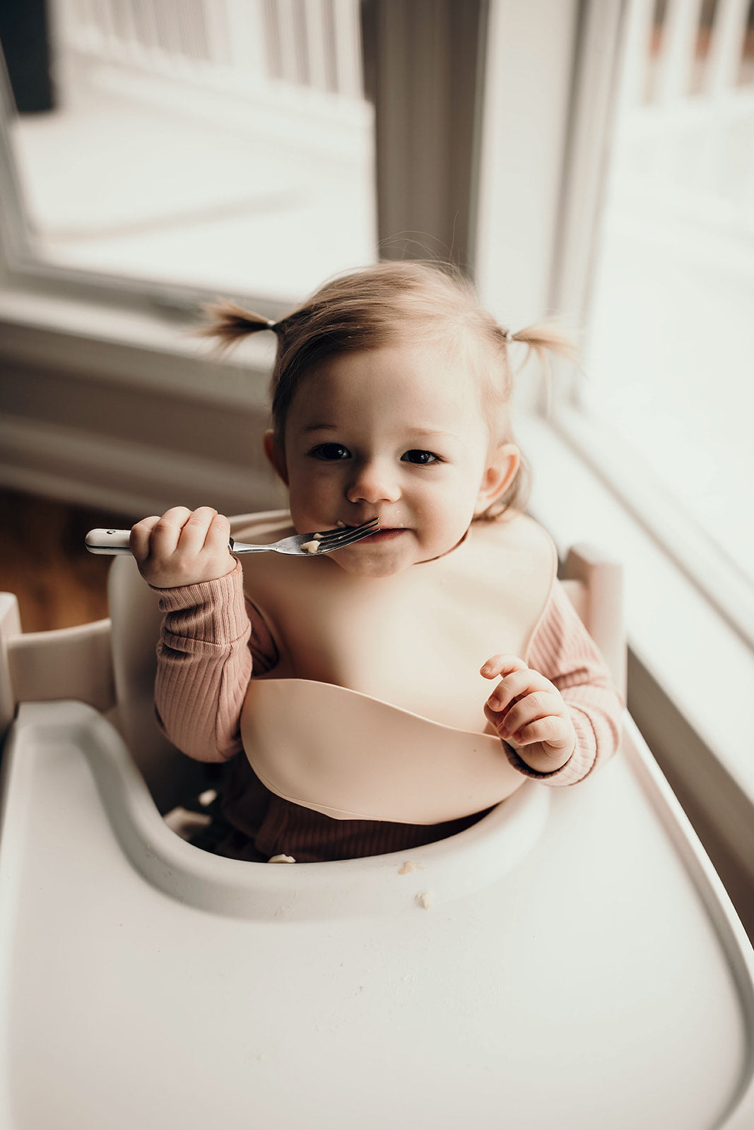 Sugar Cookie Silicone Bib With Crumb Catcher