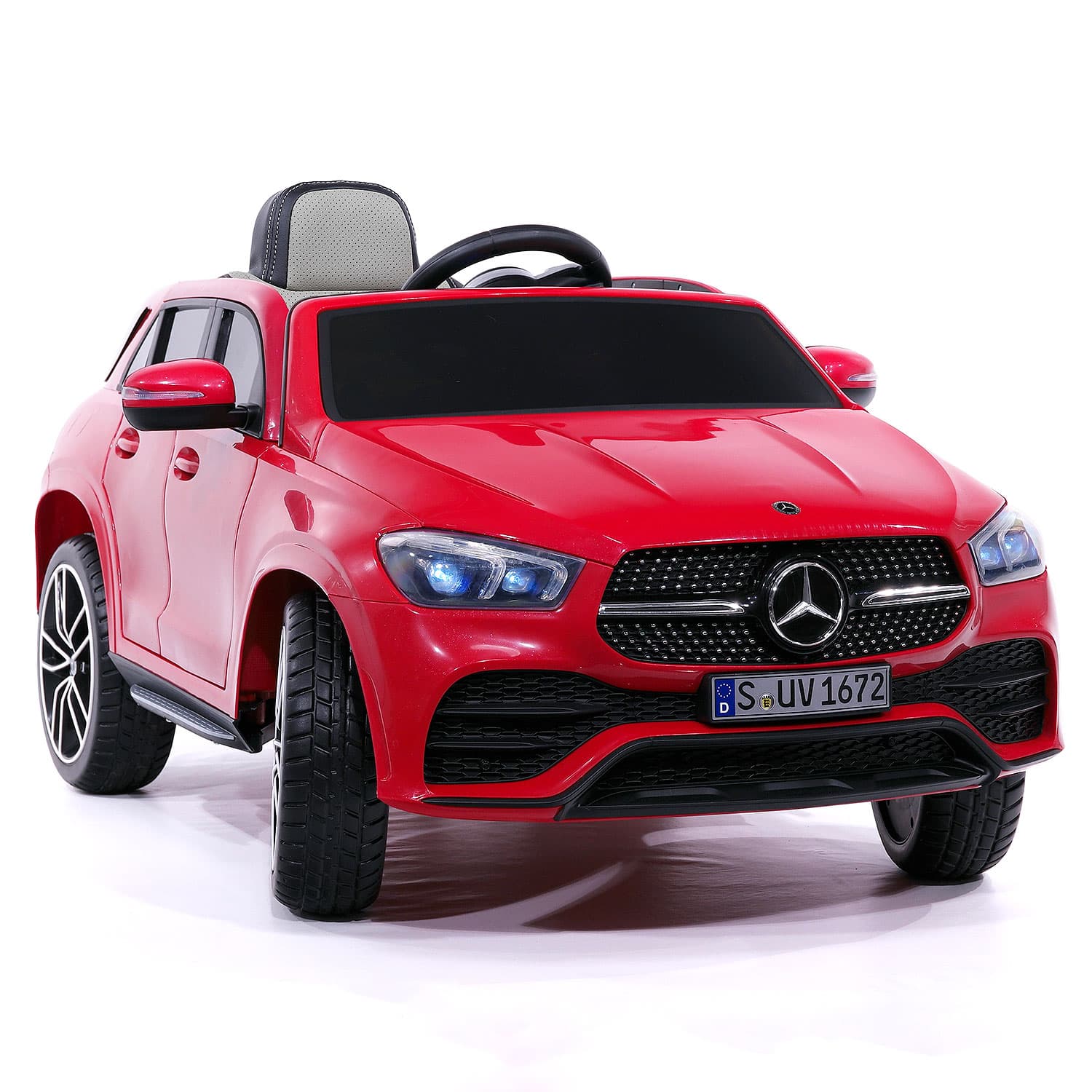 Mercedes Gle450 12v Kids Ride-on Car Suv With R/c Parental Remote | Red