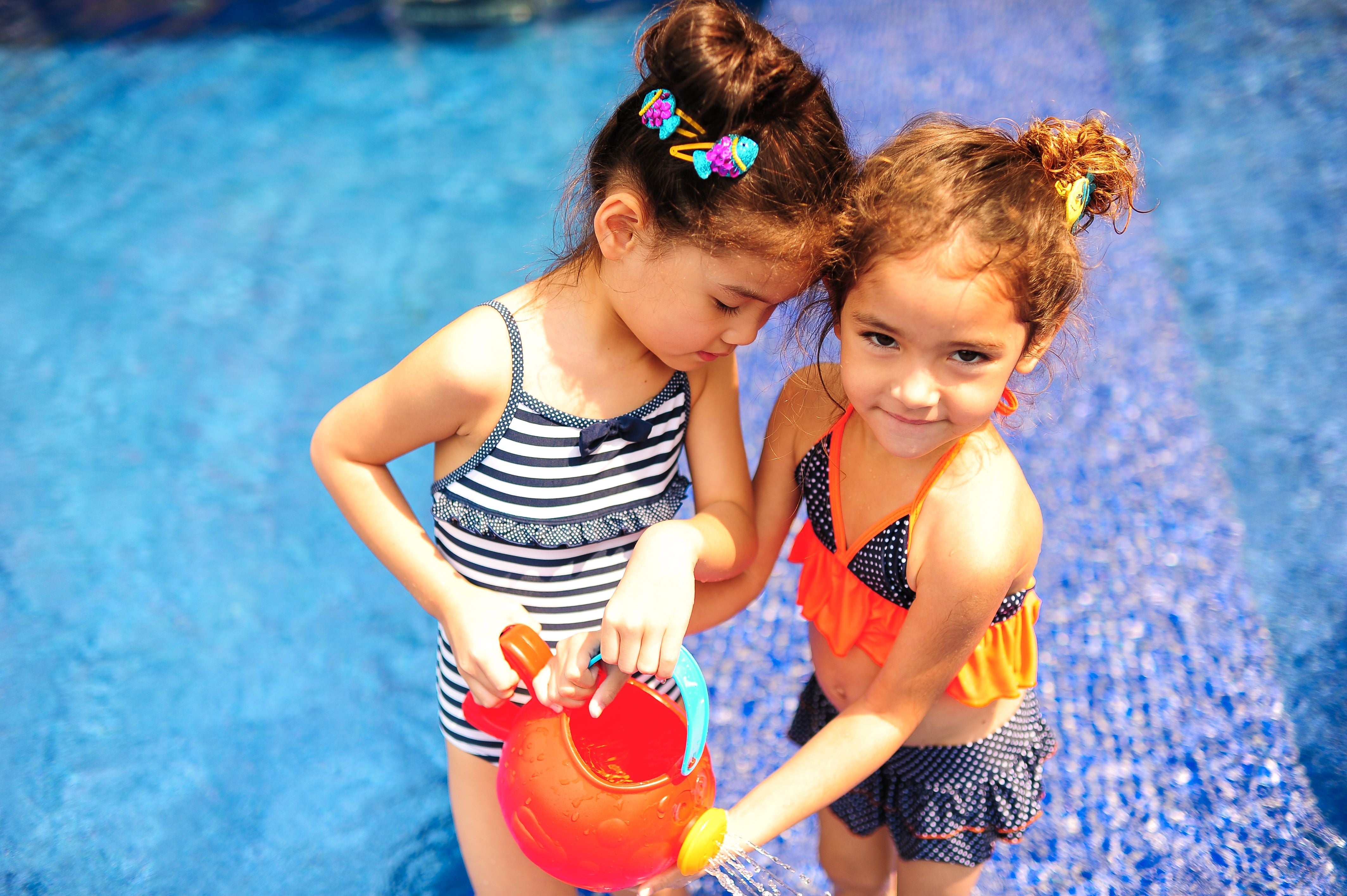 Making Waves Mermaid Hair Clips- Green And Glitter White