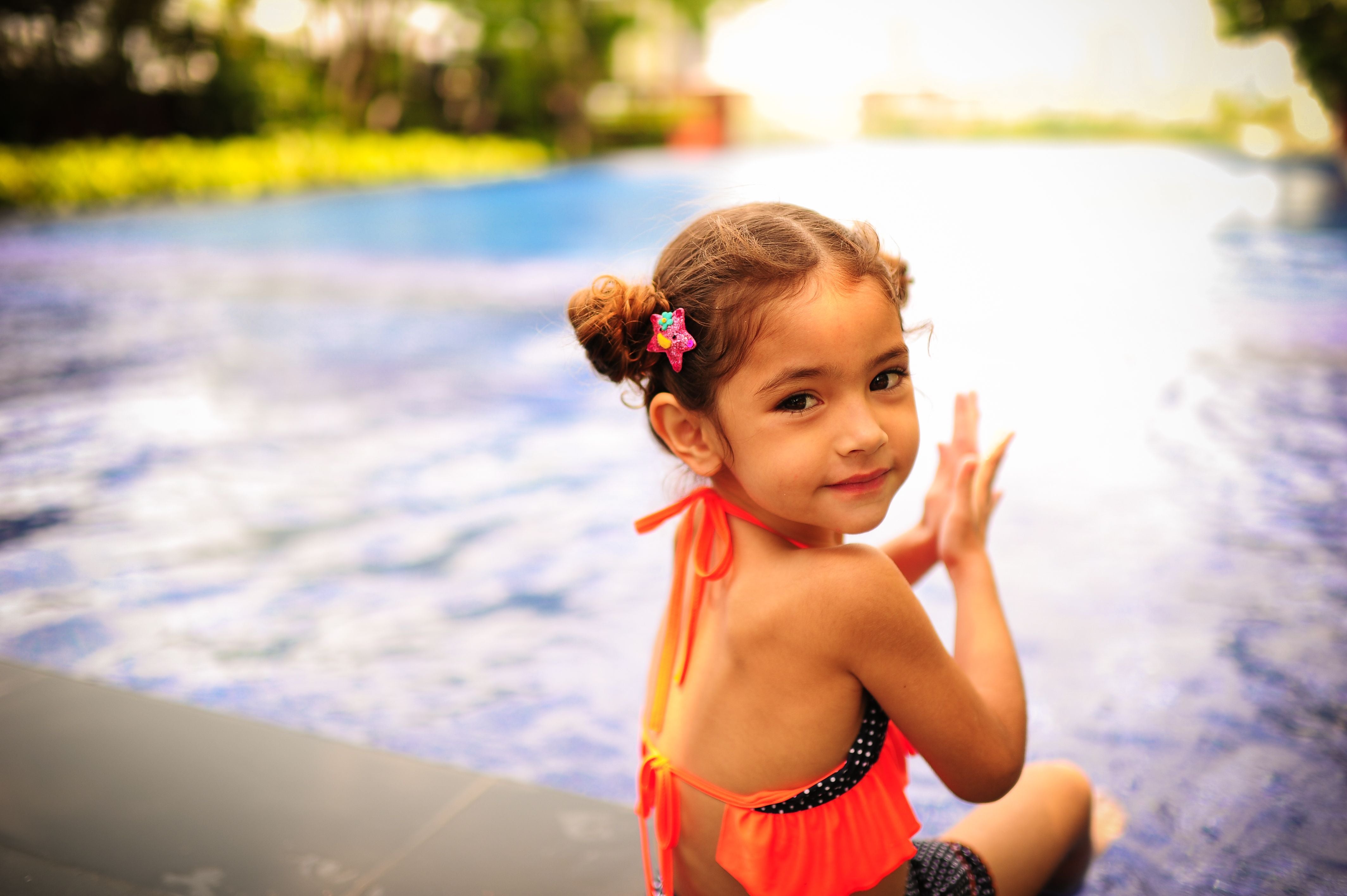 Making Waves Mermaid Hair Clips- Green And Glitter White