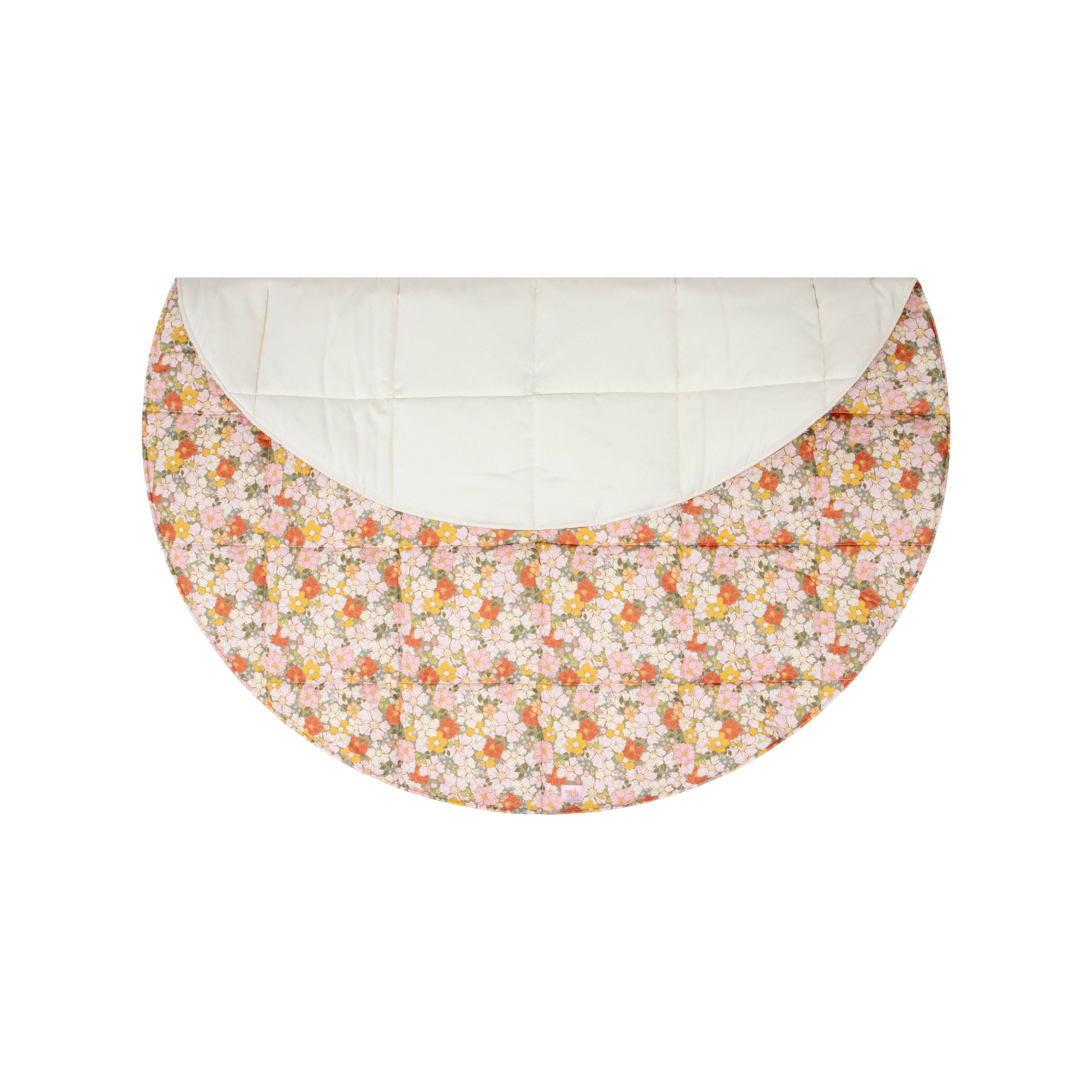 “green Garden” Round Cotton Mat