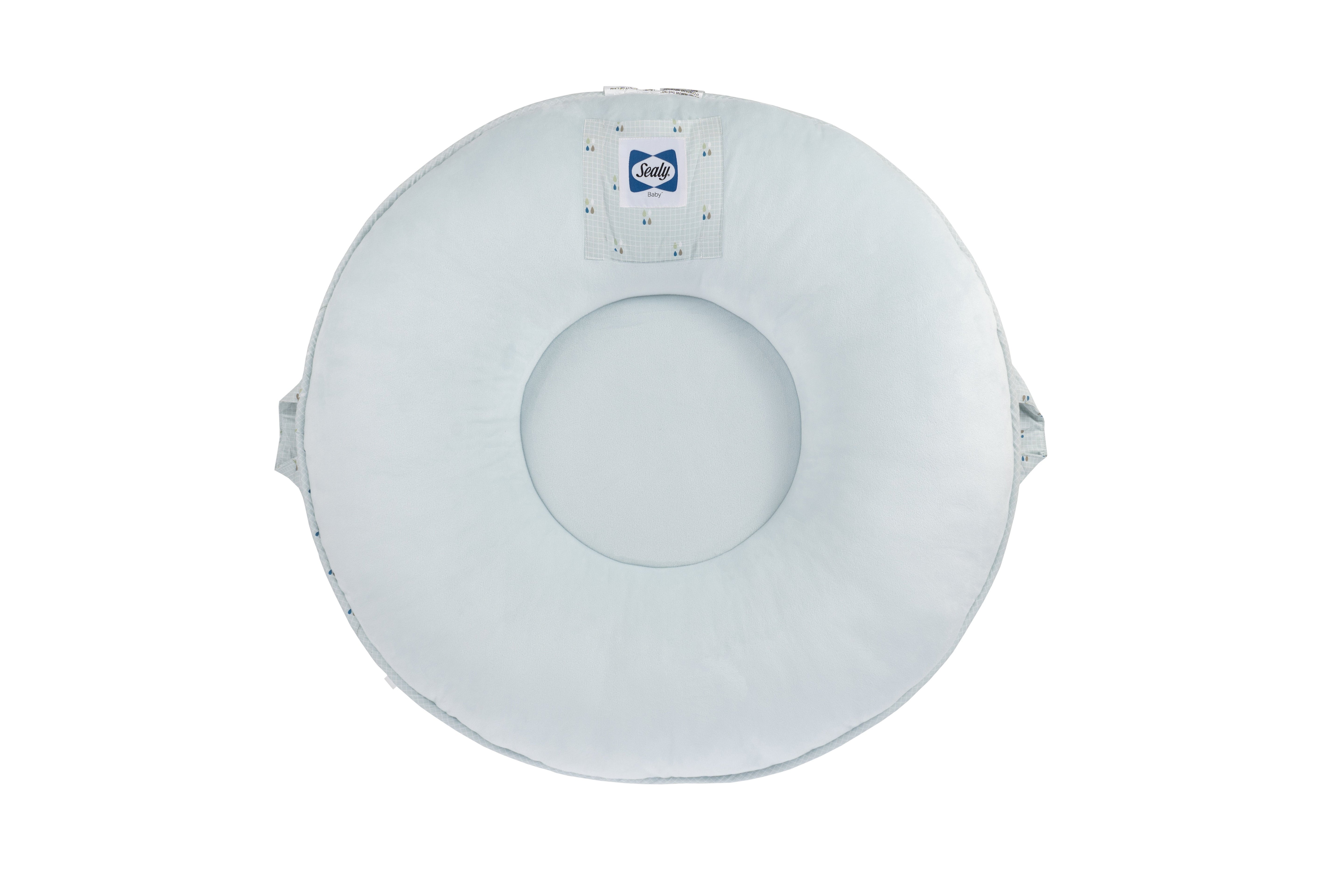 Sealy Children's Floor Cushion - Drops And Robin Blue