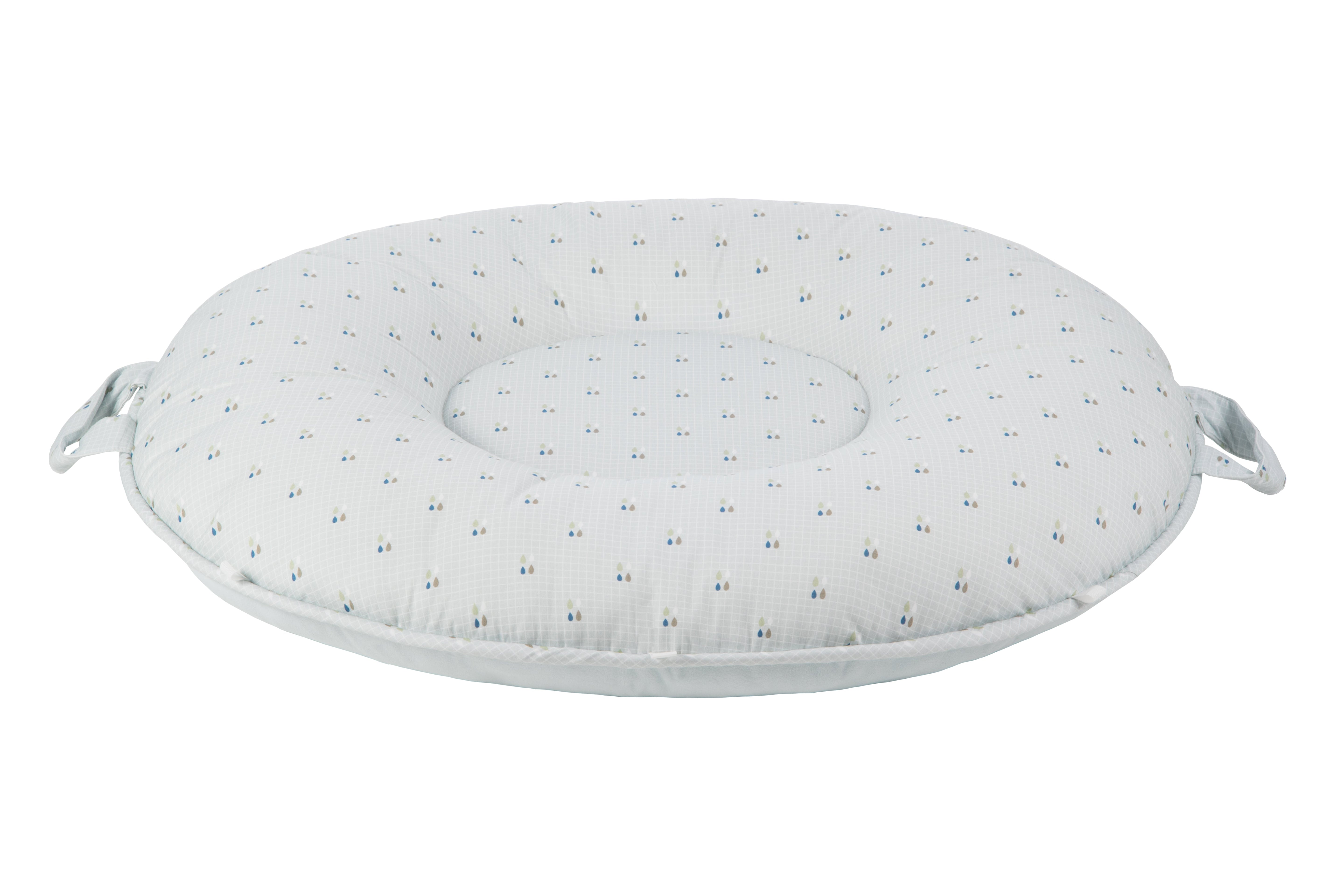 Sealy Children's Floor Cushion - Drops And Robin Blue