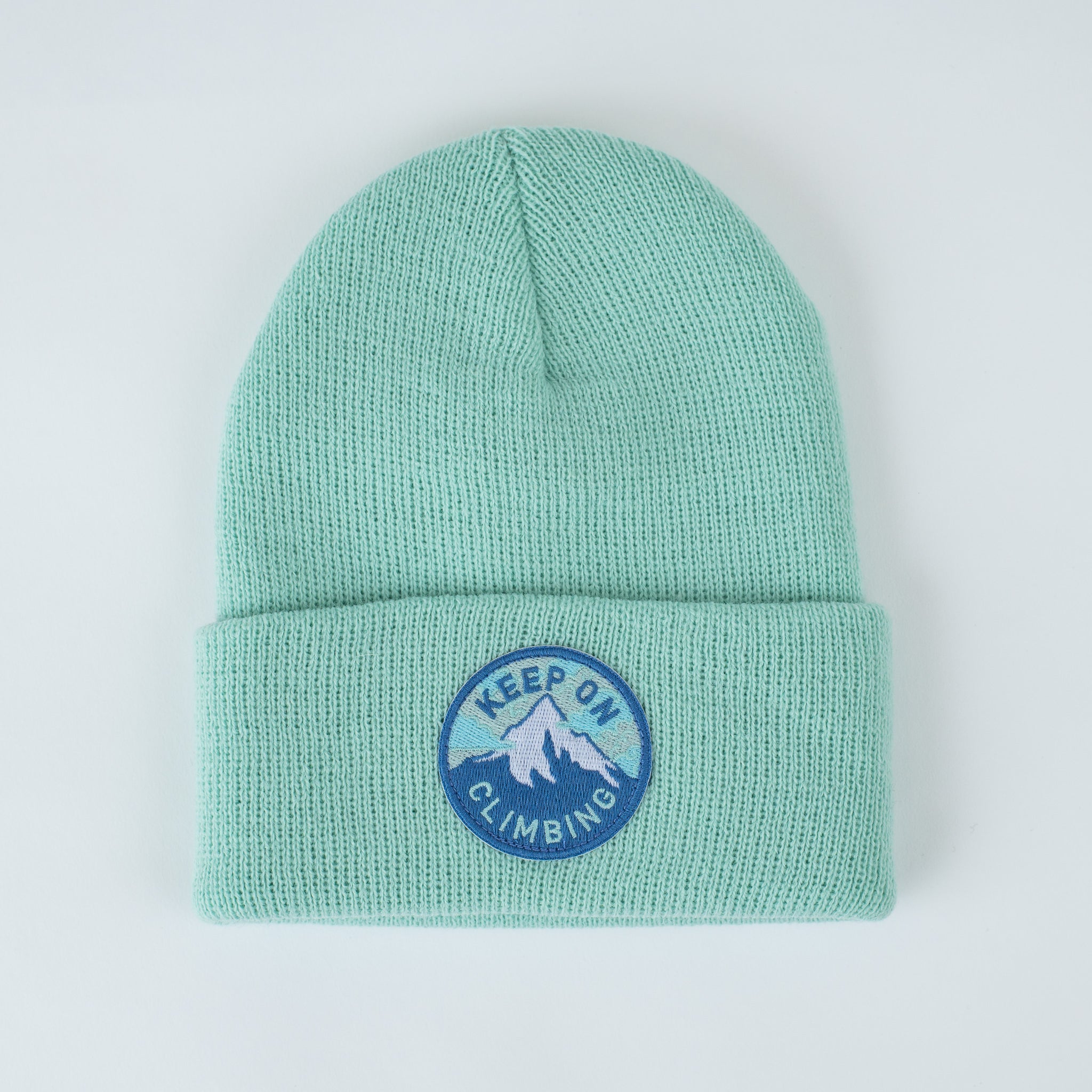 Keep On Climbing - Seafoam Kids Beanie