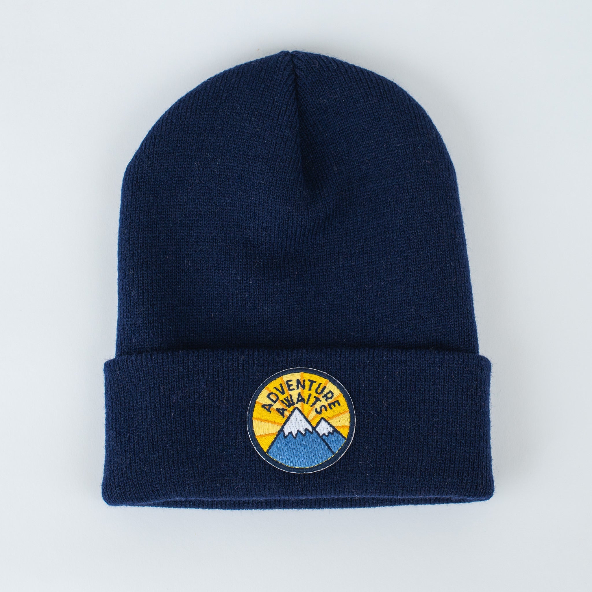Adventure Awaits - Navy Baby & Kid Beanie