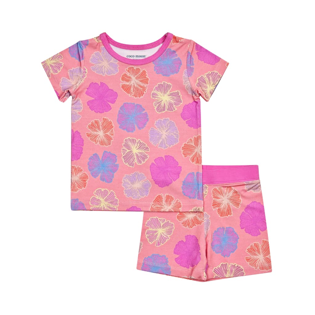 Seaflower Short Bamboo Pajamas