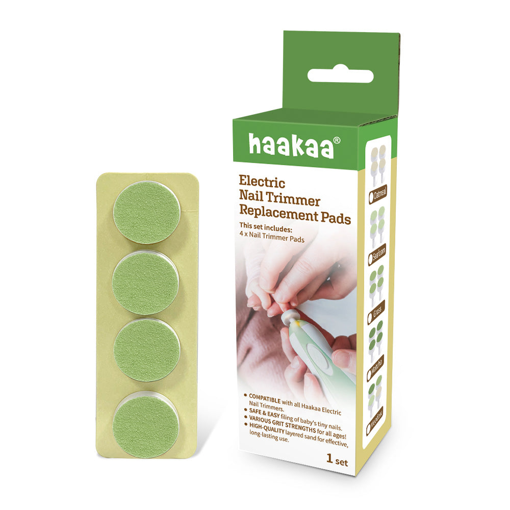 Haakaa Nail Trimmer Replacement Pads - Meadow, 4 Pk