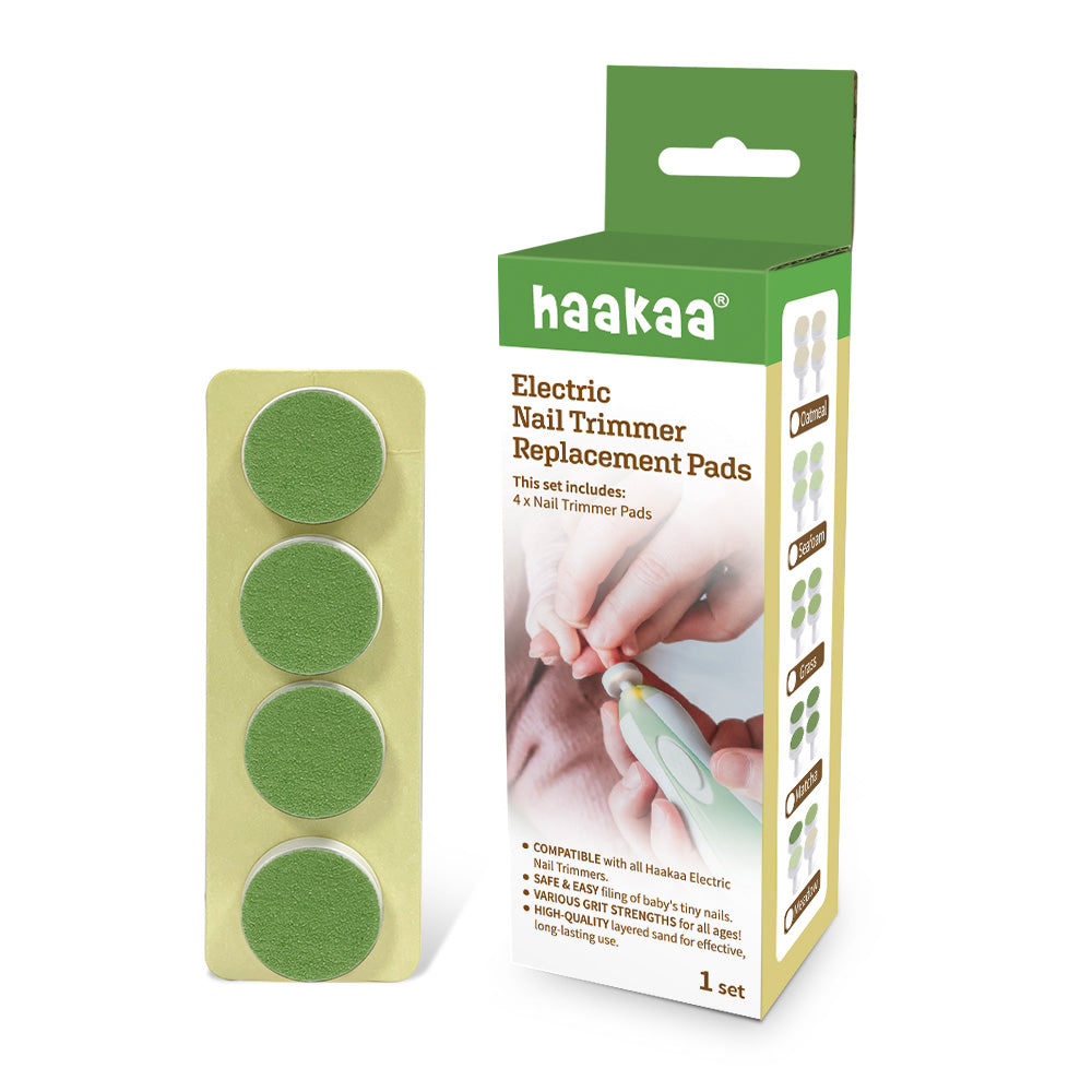 Haakaa Nail Trimmer Replacement Pads - Meadow, 4 Pk
