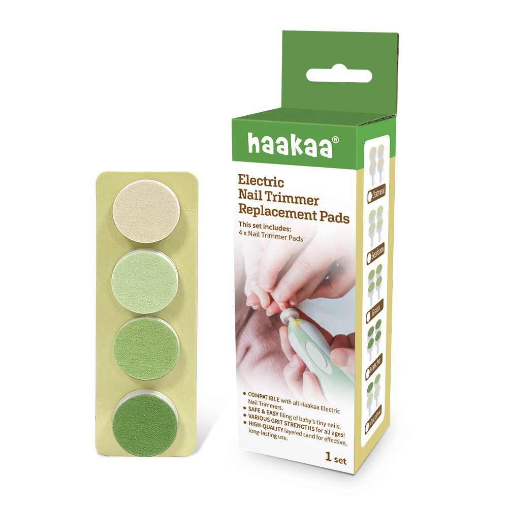 Haakaa Nail Trimmer Replacement Pads - Meadow, 4 Pk