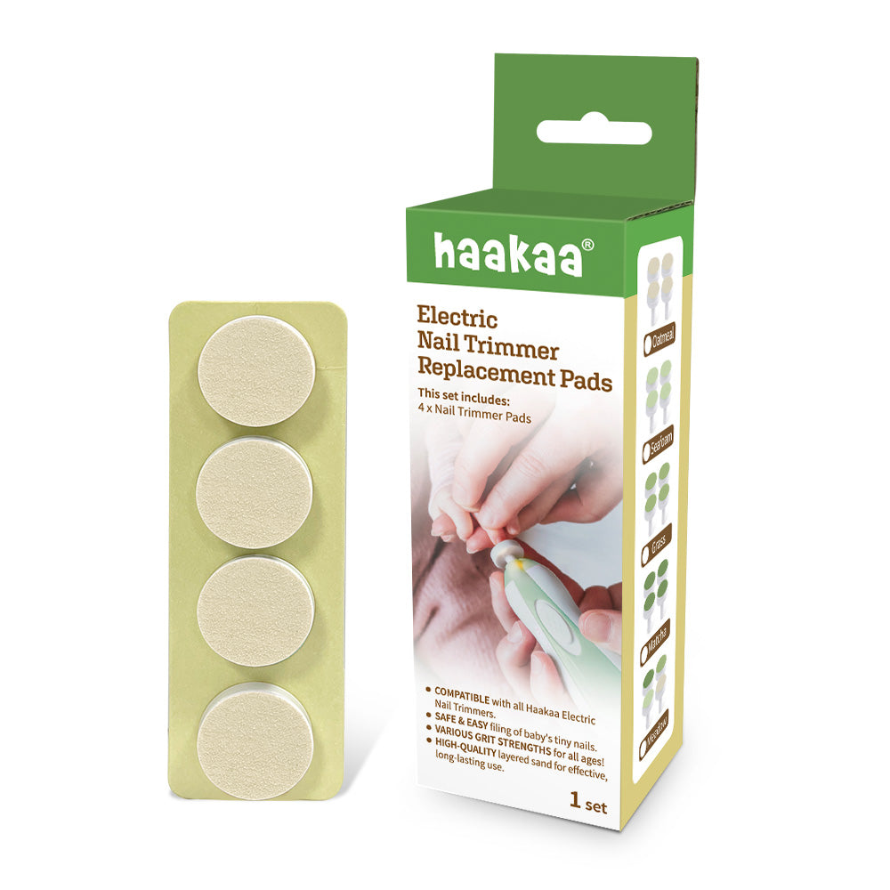 Haakaa Nail Trimmer Replacement Pads - Meadow, 4 Pk