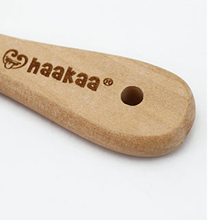Haakaa Goats Wool Wooden Baby Hairbrush 1 Pk