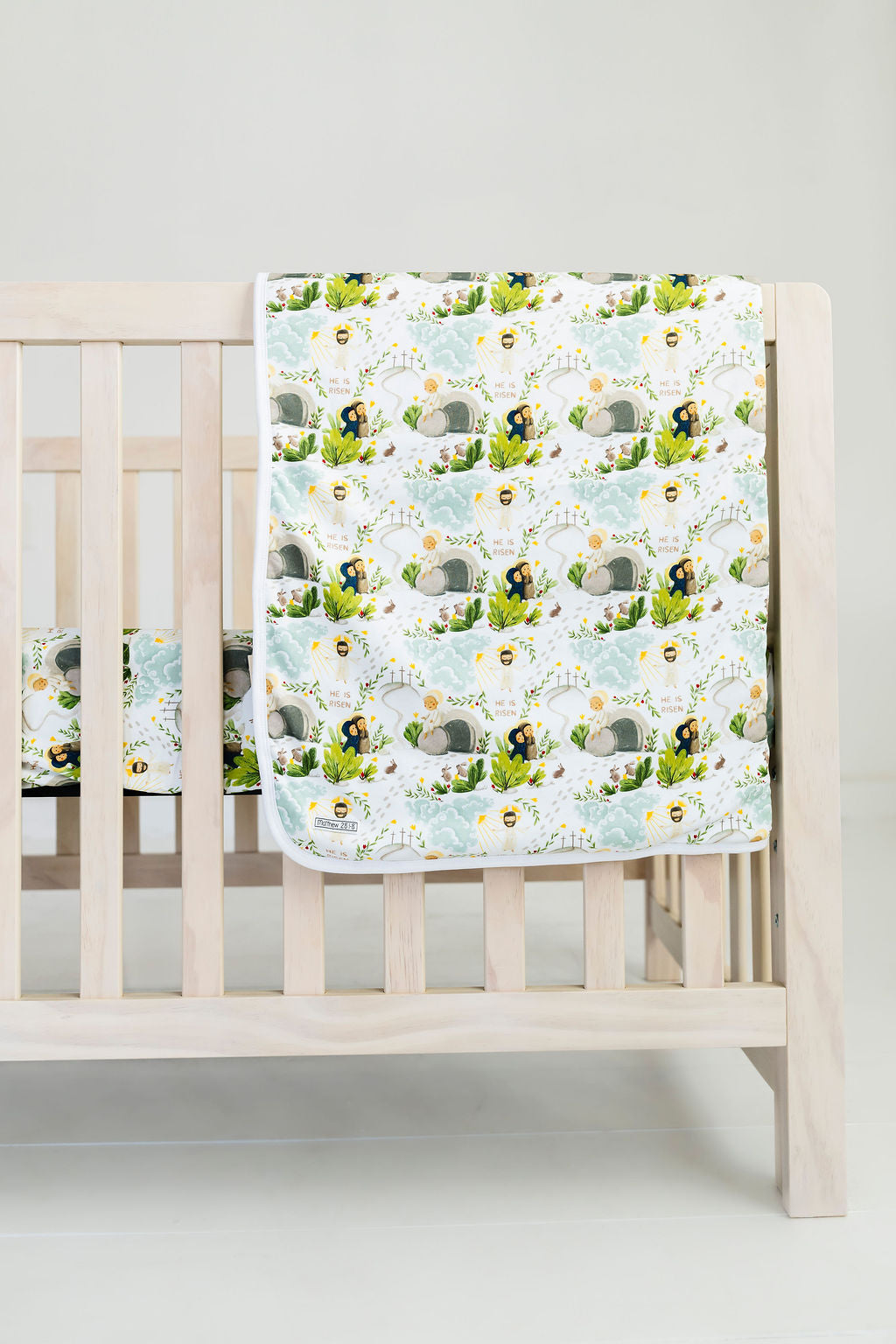 He Is Risen Blanket Cotton
