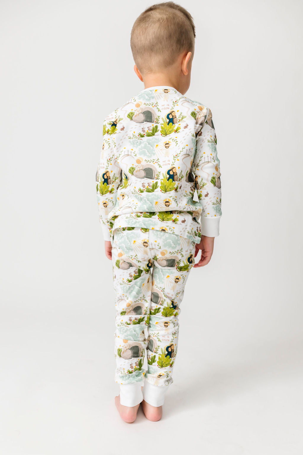 He Is Risen Pj Long Sleeve Set Cotton