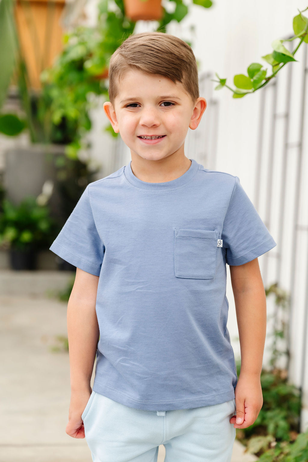 Infinity Prayer Pocket Short Sleeve T-shirt Cotton