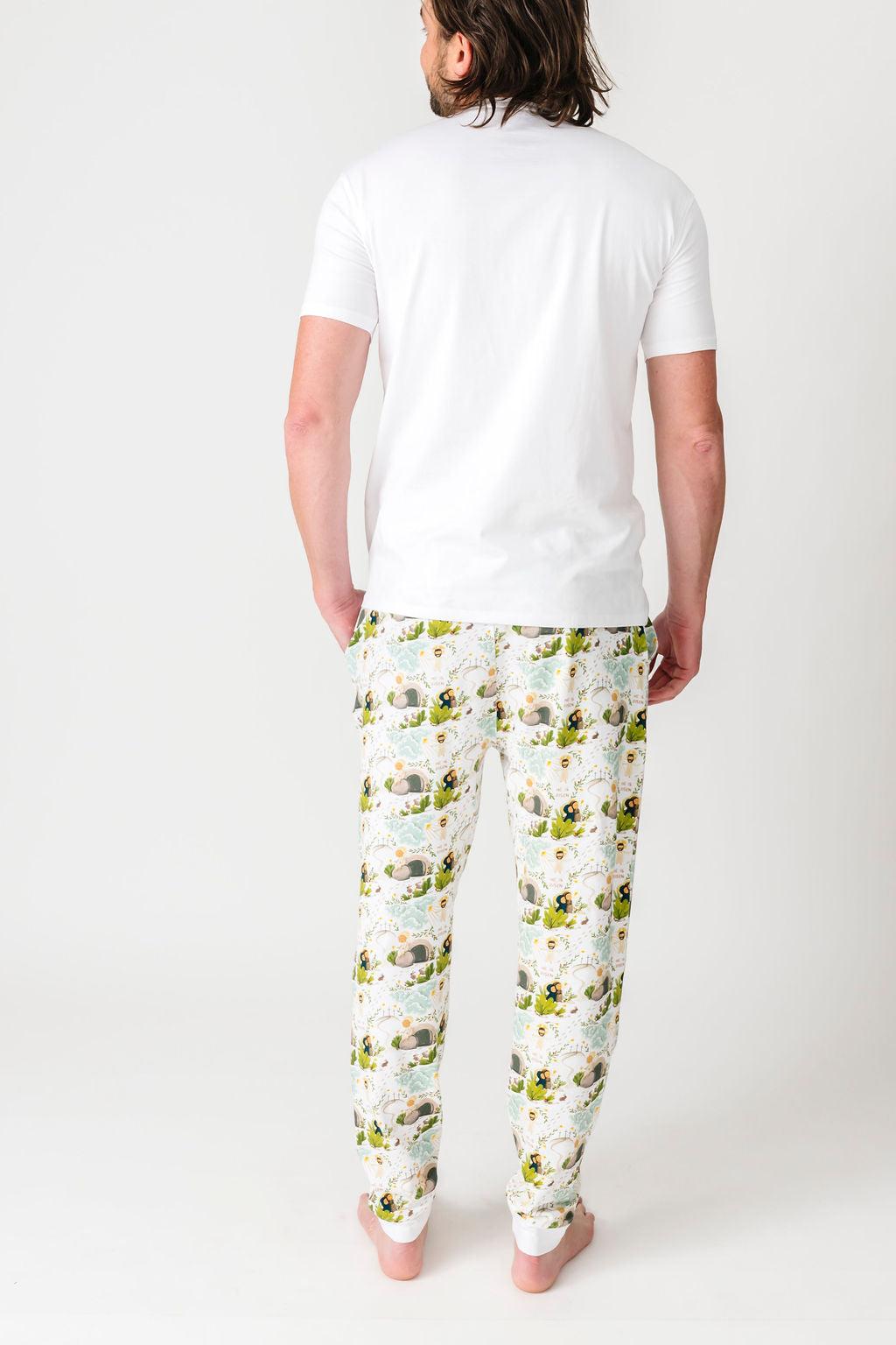 He Is Risen Men's Pj Set Cotton